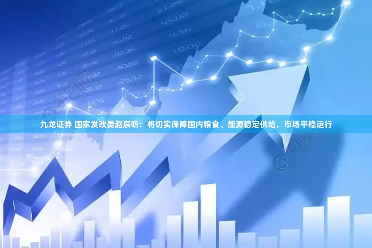 九龙证券 国家发改委赵辰昕：将切实保障国内粮食、能源稳定供给，市场平稳运行