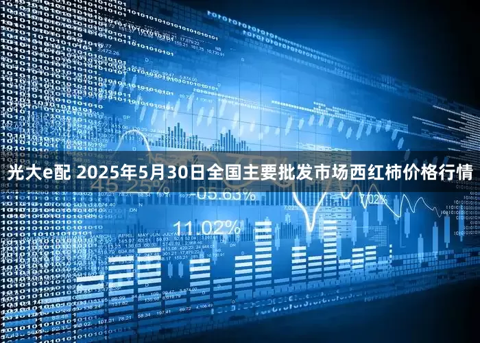 光大e配 2025年5月30日全国主要批发市场西红柿价格行情